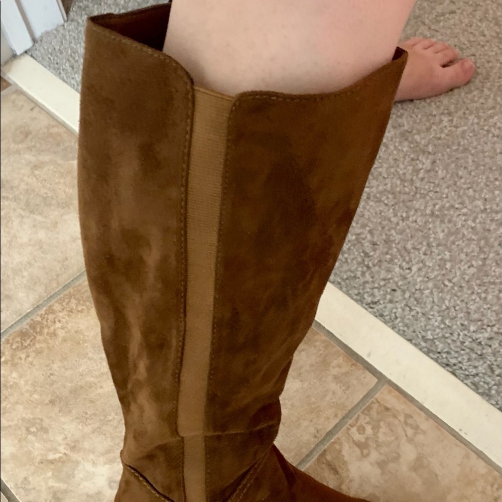 Knee High Suede Riding Boots - Picture 6 of 6